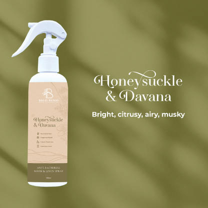 Room & Linen Spray - Honeysuckle & Davana